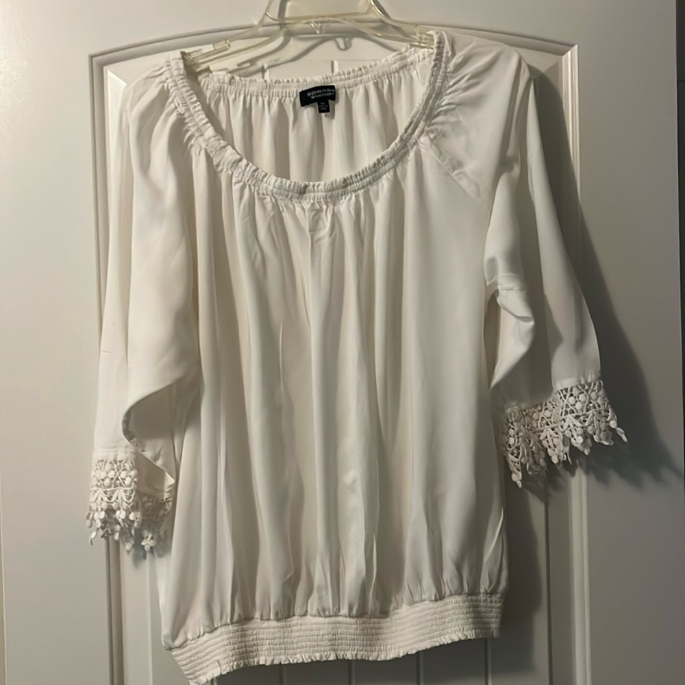 Spense woman 1X white blouse